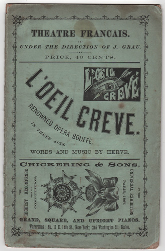 L'Oiel Crevé (The Pierced Eye) 1869